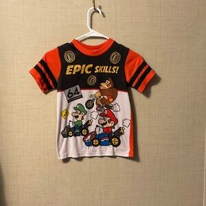 Nintendo Epic Skills Kids Short Sleeve Tee - Black, Orange, White